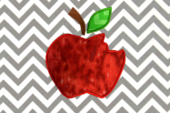 Apple with Bite Applique Review for Embroidery Sellers