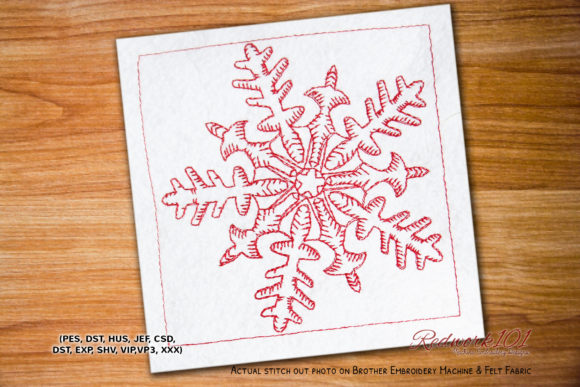 Beautiful Snowflake Lineart Review for Embroidery Sellers