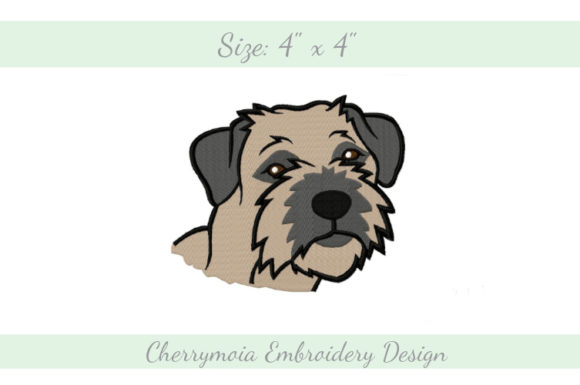 Border Terrier Embroidery Design Review