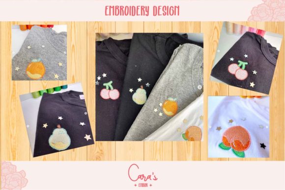 Cute Fruits Embroidery Design Review