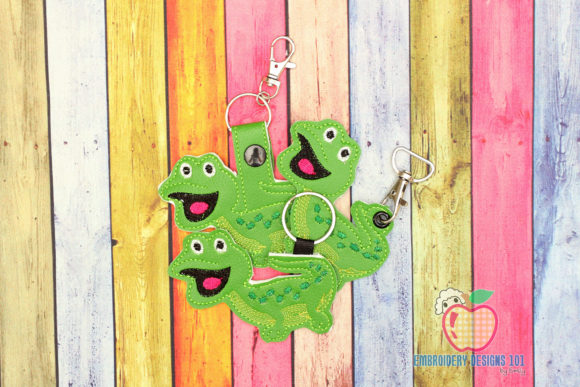 Funny Lizard Keyfob Embroidery Review