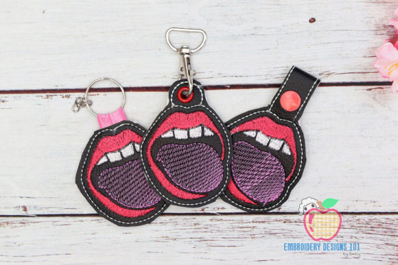 Open Mouth with Tongue ITH Keyfob Review