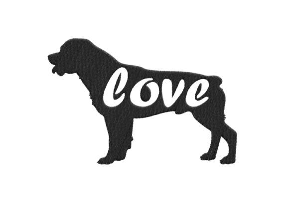 Rottweiler Silhouette Embroidery Review