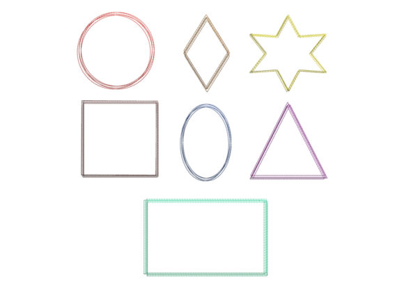 Shapes Scribble Stitch Review for Apparel Design