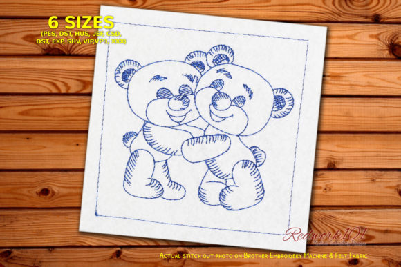 Teddy Bear Hugs Bluework Review
