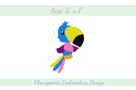 Tropical Bird Embroidery Design Review