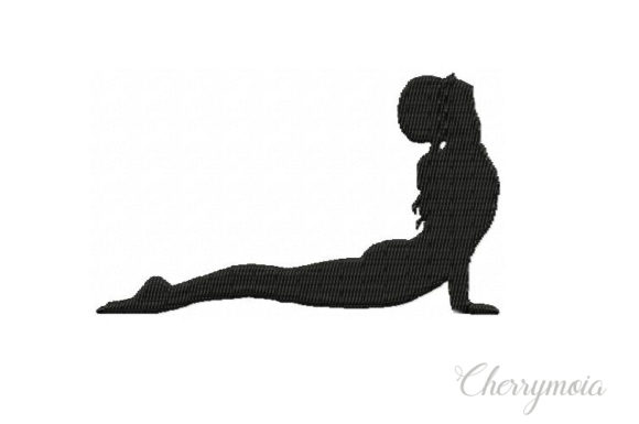 Yoga Upward Facing Dog Pose Silhouette Review
